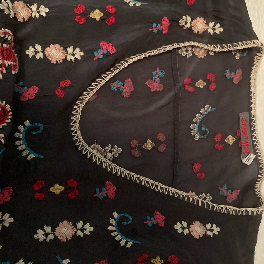 Johnny Was embroidered top